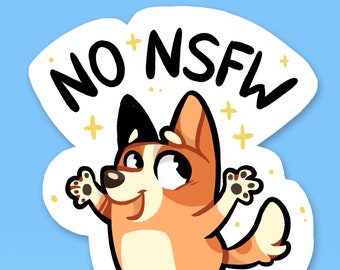 Red Heeler "I'm A Baby" Sticker