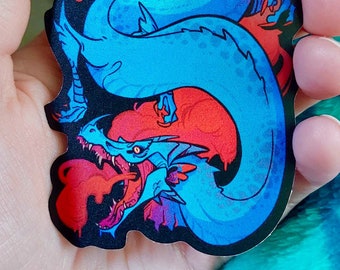 Holographic Dragon Sticker
