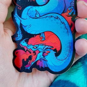 Holographic Dragon Sticker