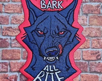 BARK BITE Iron-On Patch