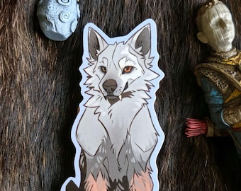 Fenrir and Boy Sticker