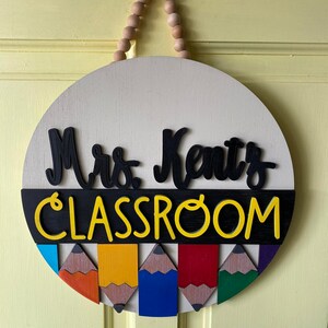 Classroom Door Hanger| Teacher Door Hanger| Classroom Welcome| Teacher Gift| Back to School Gift