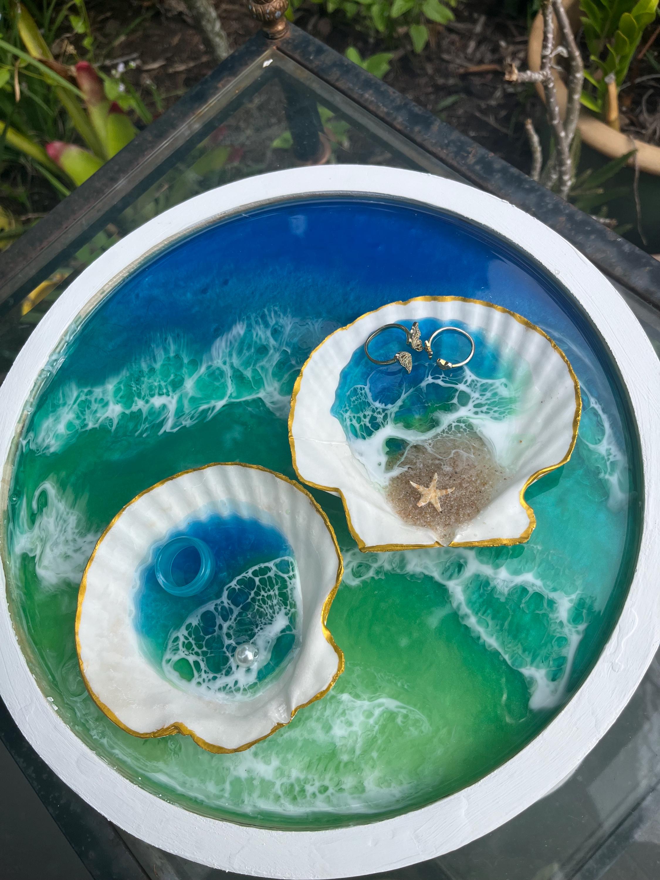 Shell Ocean Ring Dish/ Wedding Gift/1-piece/rings/iridescent Pearl ...