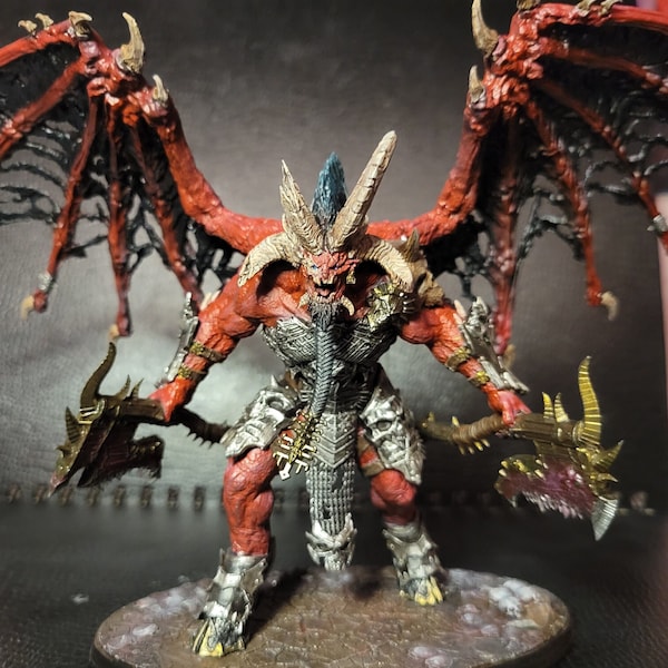 Skarbrand, The Exiled One - Warhammer Figure Hand Painted Statue