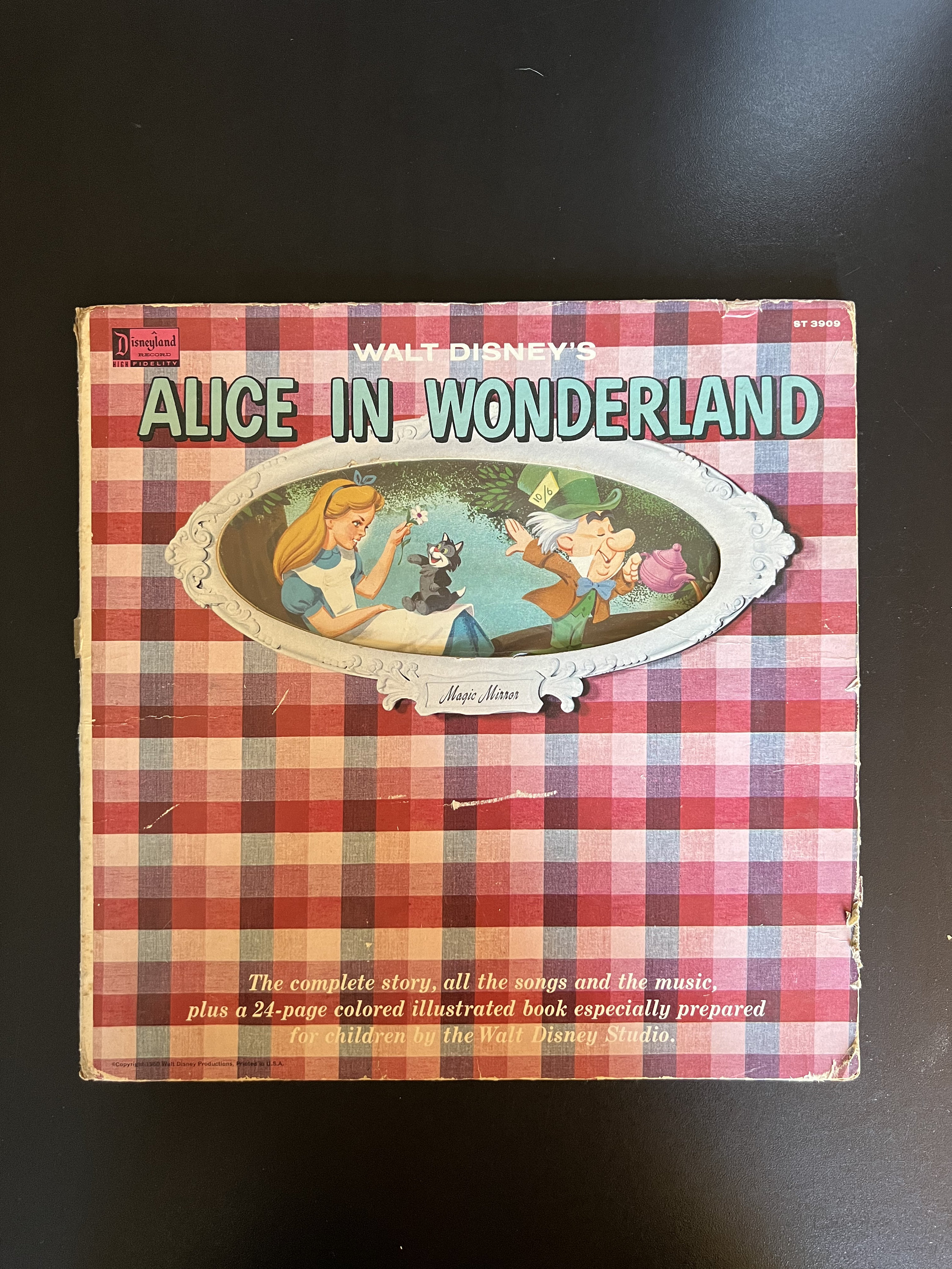 Walt Disney's Alice in Wonderland Record Album - Etsy