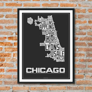 Chicago White Sox kaart poster