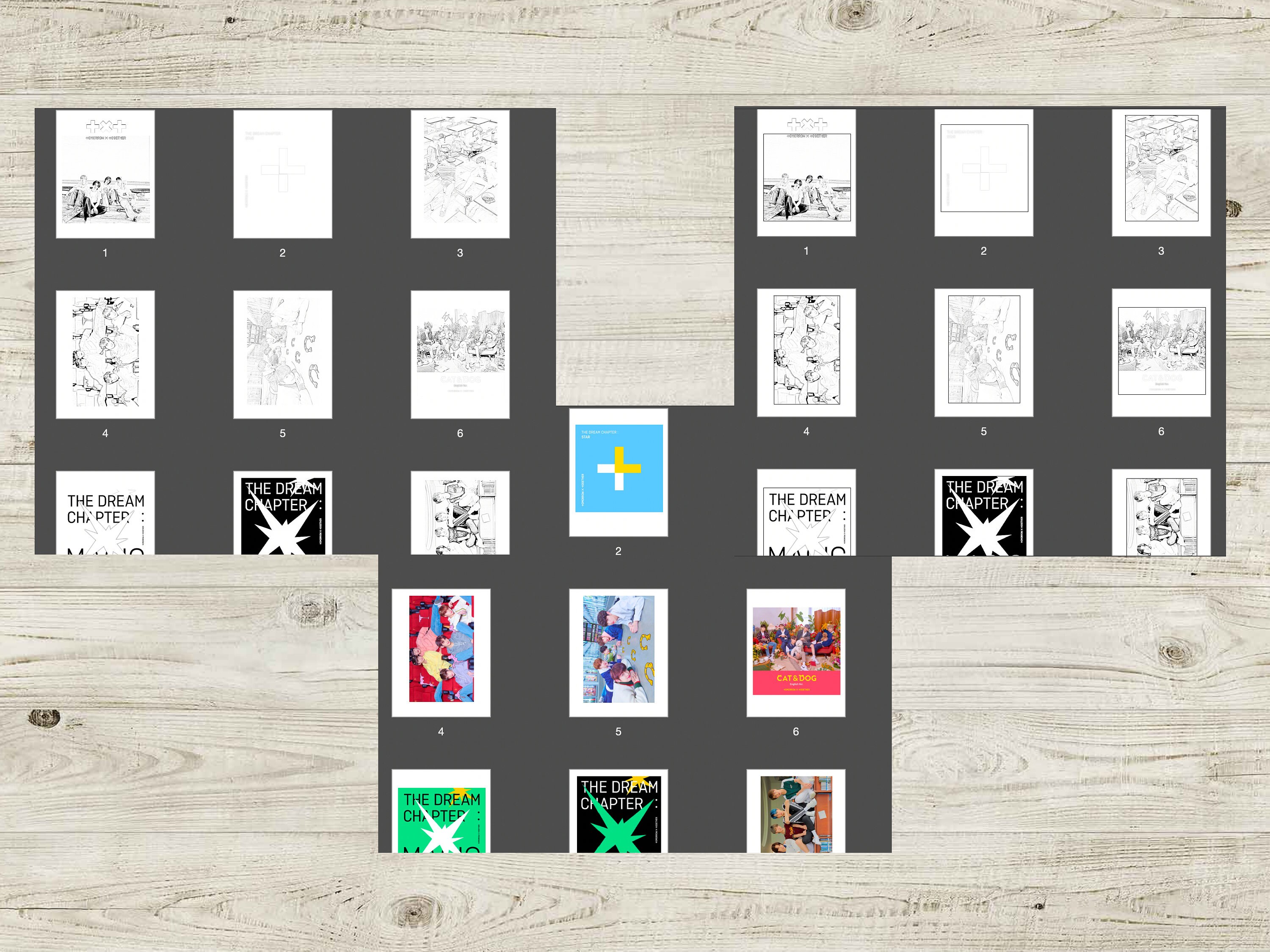 TXT Grayscale Coloring Book, 26 Kpop Coloring Pages, Digital Download