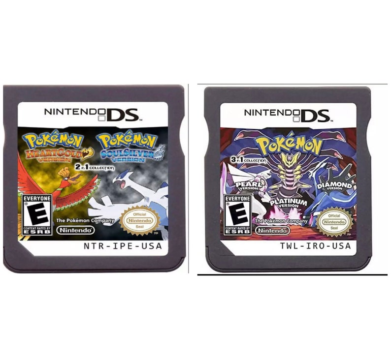 4 Pack Pokemon DS Game Cartridges / White / White 2 / Black / Etsy