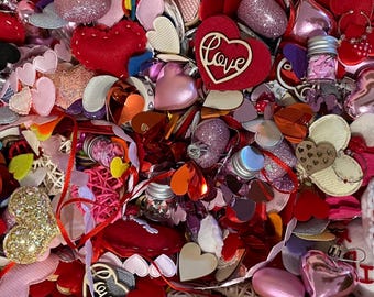 Confeti de corazón de San Valentín: Adornos misteriosos para diarios basura