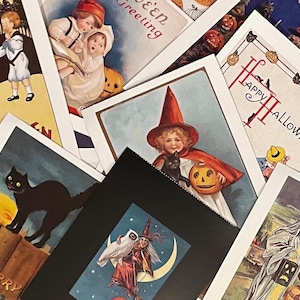 Halloween Junk Journal Ephemera and Paper Pack- scrapbook, card making, halloween party, spooky, mystery pack, witch, pumpkin, black cat