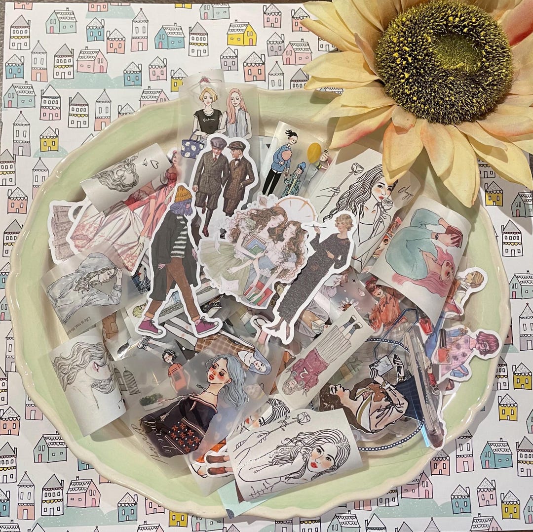 Sticker Mystery Pack-people in the Neighborhood - Etsy