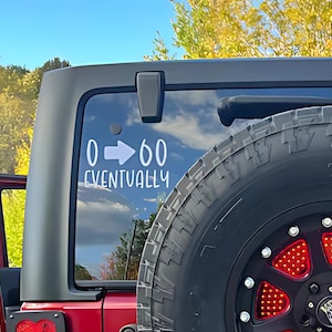 0 à 60 éventuellement des autocollants/ décalcomanies | Décalcomanies amusantes pour 4x4 tout-terrain et SUV