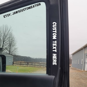 Fully Custom Door Decal | Door Decal | Doorstep decal | Off-road decals/ Stickers | JK JL Decal  | Fits Jeep Wrangler, 4x4, Truck, SUV