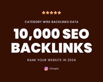 Backlinks Sites List, 10,000 High Quality, Boost SEO, Improve Ranking, Link Building Resource
