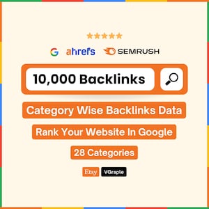 Skyrocket Your Website&#39;s SEO: 10,000 Top Backlink Sources for High Google Ranking! Dominate Google with a High-Quality Backlink List!