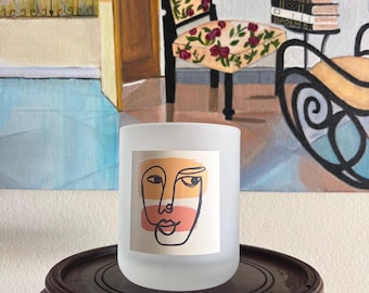 Abstract Art Soy Candle Collection