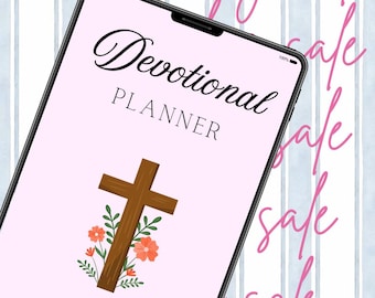 Christian Devotional Planner | Bible Study, Prayer, Sermon Notes (PDF Download)