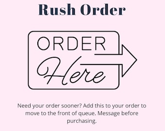 Rush Order Add-On: Priority Processing