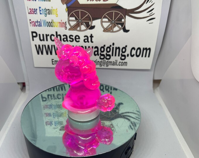 Pink unicorn night light