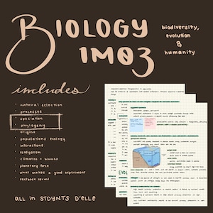 BIOLOGY 1M03: SPECIATION - PHYLOGENY