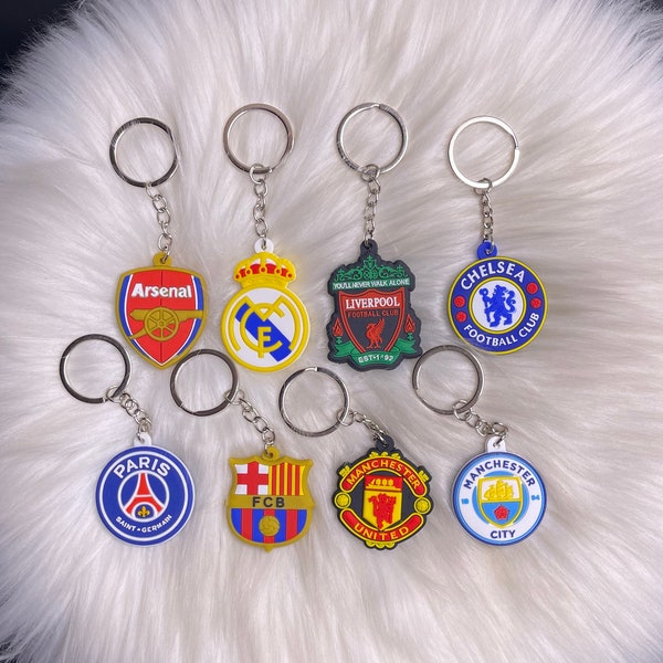 Soccer team keychains