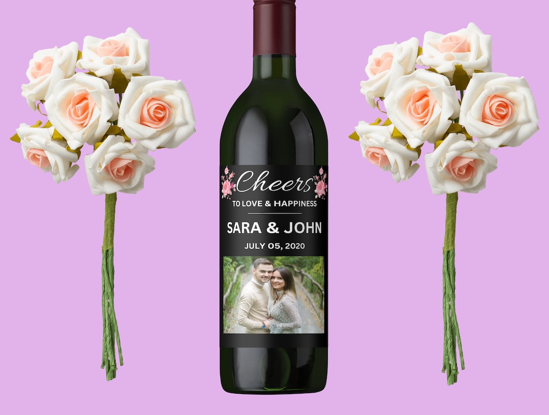 Printable Personalized Wine Labels Custom Wine Label Design Etsy