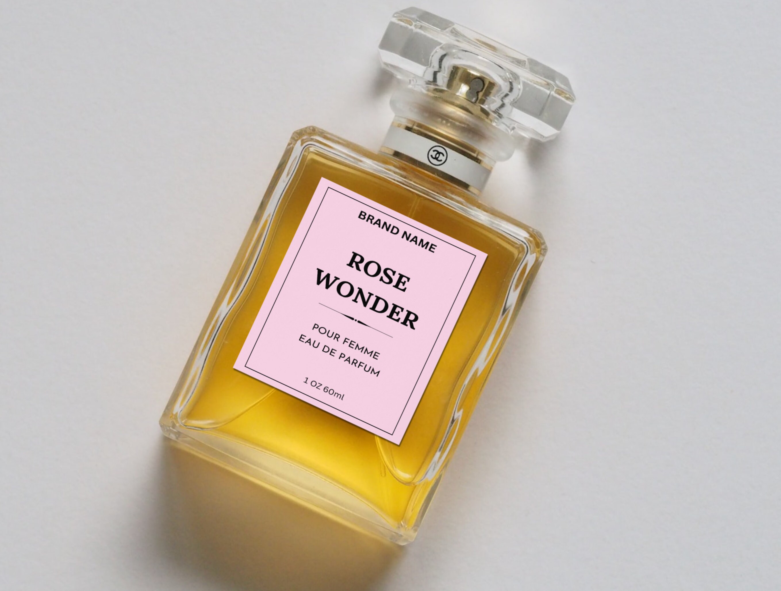 Perfume Bottle Label Cologne Label Fragrance Label Template, 50 OFF