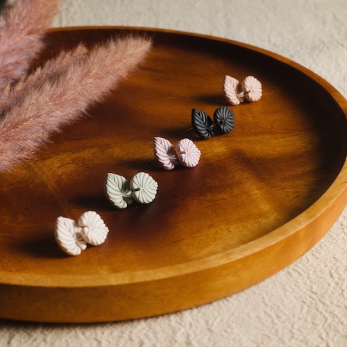 Polymer Stud Earrings/ Three Pack Stud Earrings/ Clay Studs Etsy