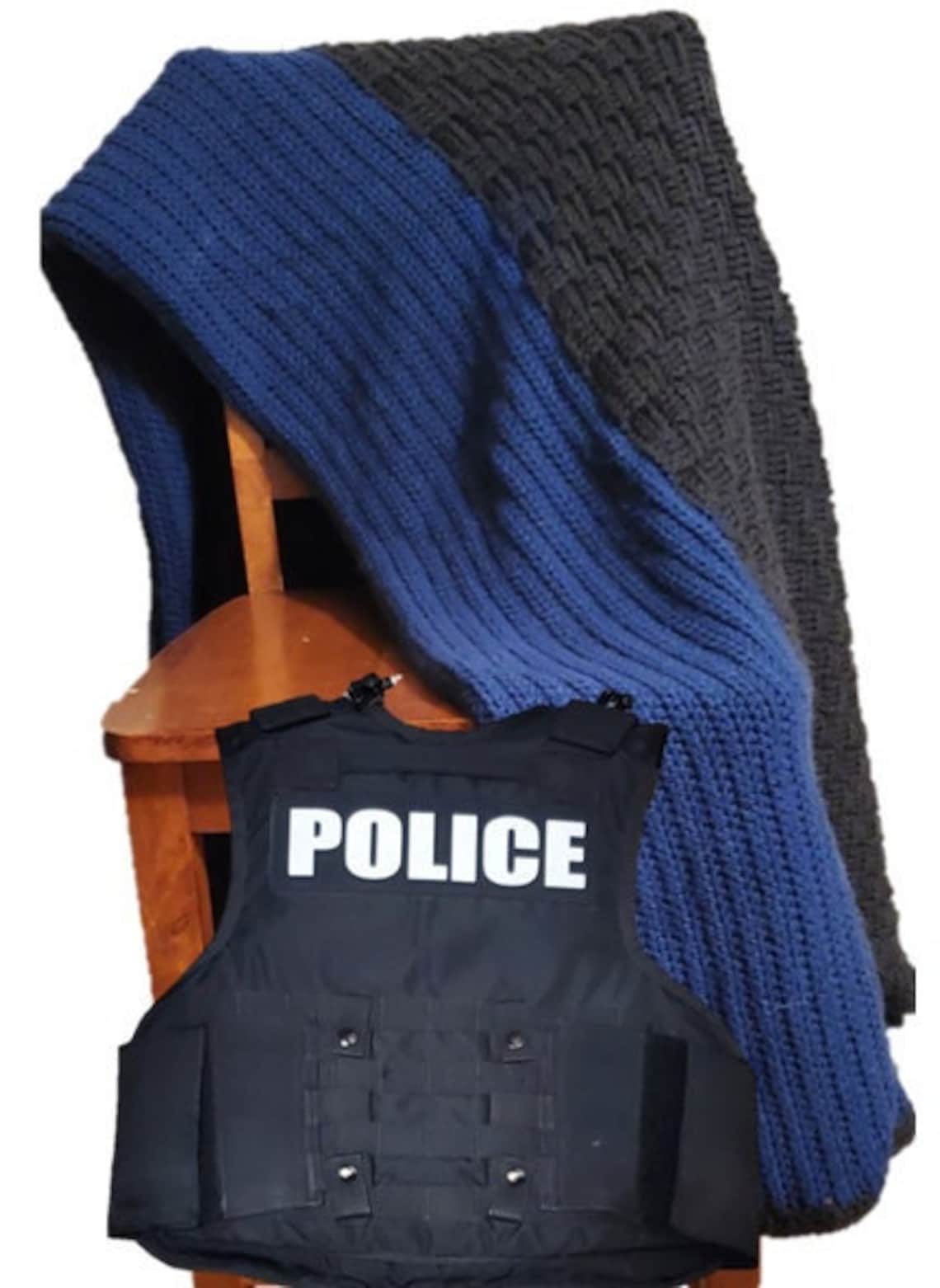 Thin Blue Line Blanket Crochet Pattern Etsy