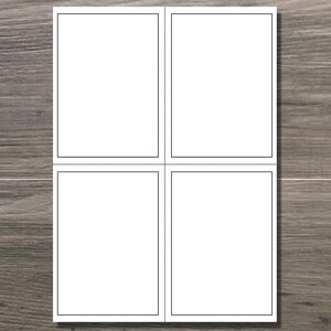 Printable Blank Flash Cards | Blank Sight Word Cards | Printable ...