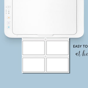 Printable Blank Flash Cards | Blank Sight Word Cards | Printable ...