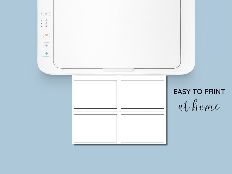 Printable Blank Flash Cards | Blank Sight Word Cards | Printable ...