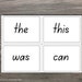 Printable Blank Flash Cards | Blank Sight Word Cards | Printable ...