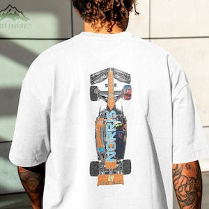 Handmade Mclaren F1 Merch, Custom Lando Norris Shirt