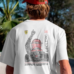 Charles Leclerc Ferrari F1 Shirt, Formula One Scuderia Ferrari T Shirt, F1 Merch for Men and Women
