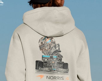 Lando Norris Mclaren F1 Hoodie, Formula 1 Racing Sweatshirt, F1 Merch