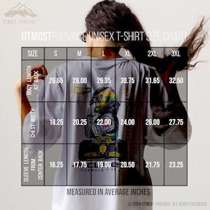 Utmost Province f1 shirt size chart