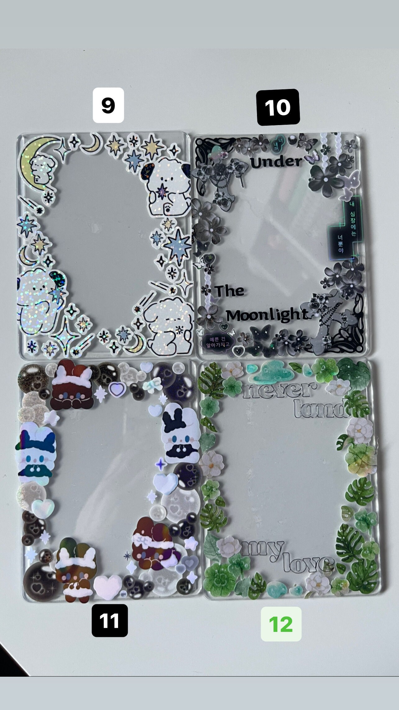 Toploaders for Photocards Cute Charm Accessories for Kpop Etsy