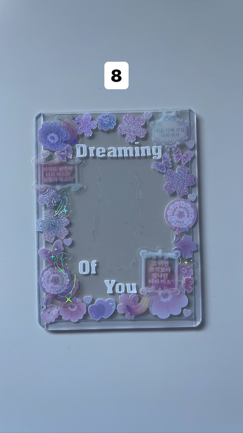 Toploaders Kpop for Photocards Collecting Display Case Decorating