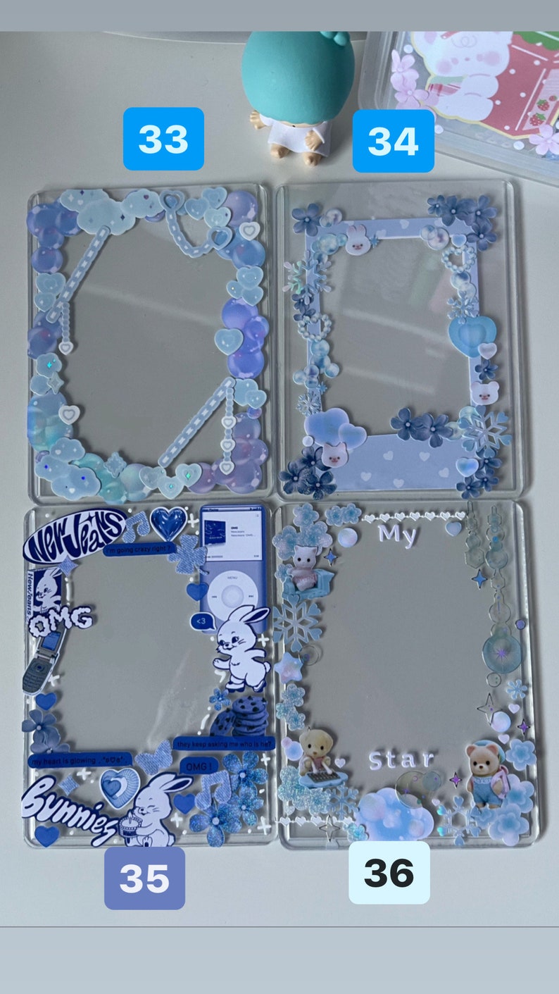 Toploaders for Photocards Cute Charm Accessories for Kpop Etsy