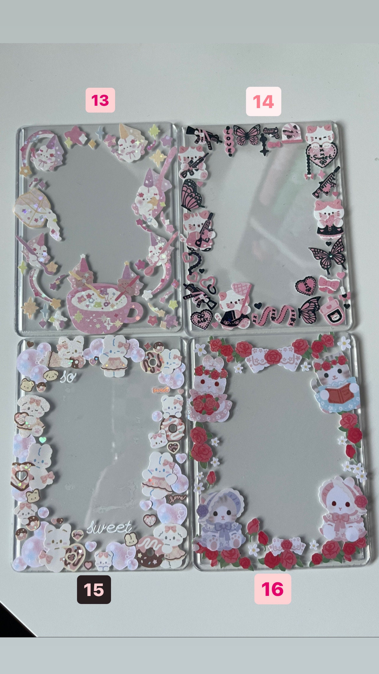 Toploaders for Photocards Cute Charm Accessories for Kpop Etsy