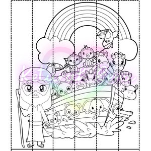 Bible Skip Counting, Hidden Puzzle, Fun Coloring Puzzle Printable ...