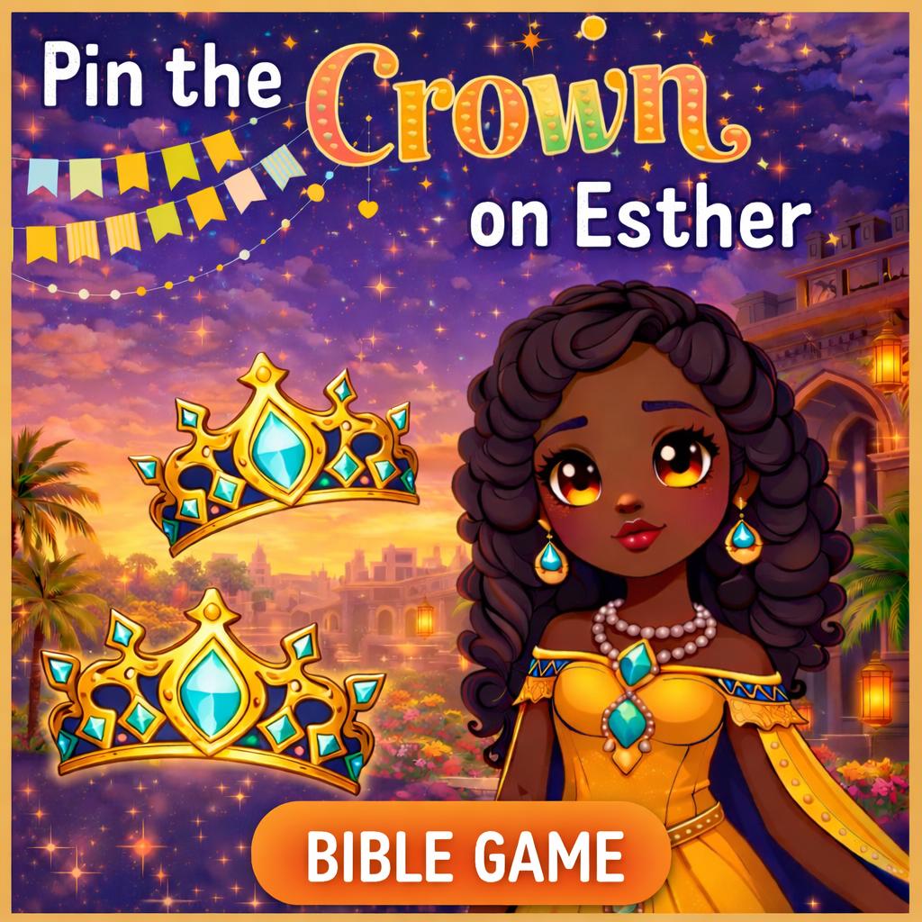 Esther Game Purim Printable Bible Activity Book of Esther Interactive ...