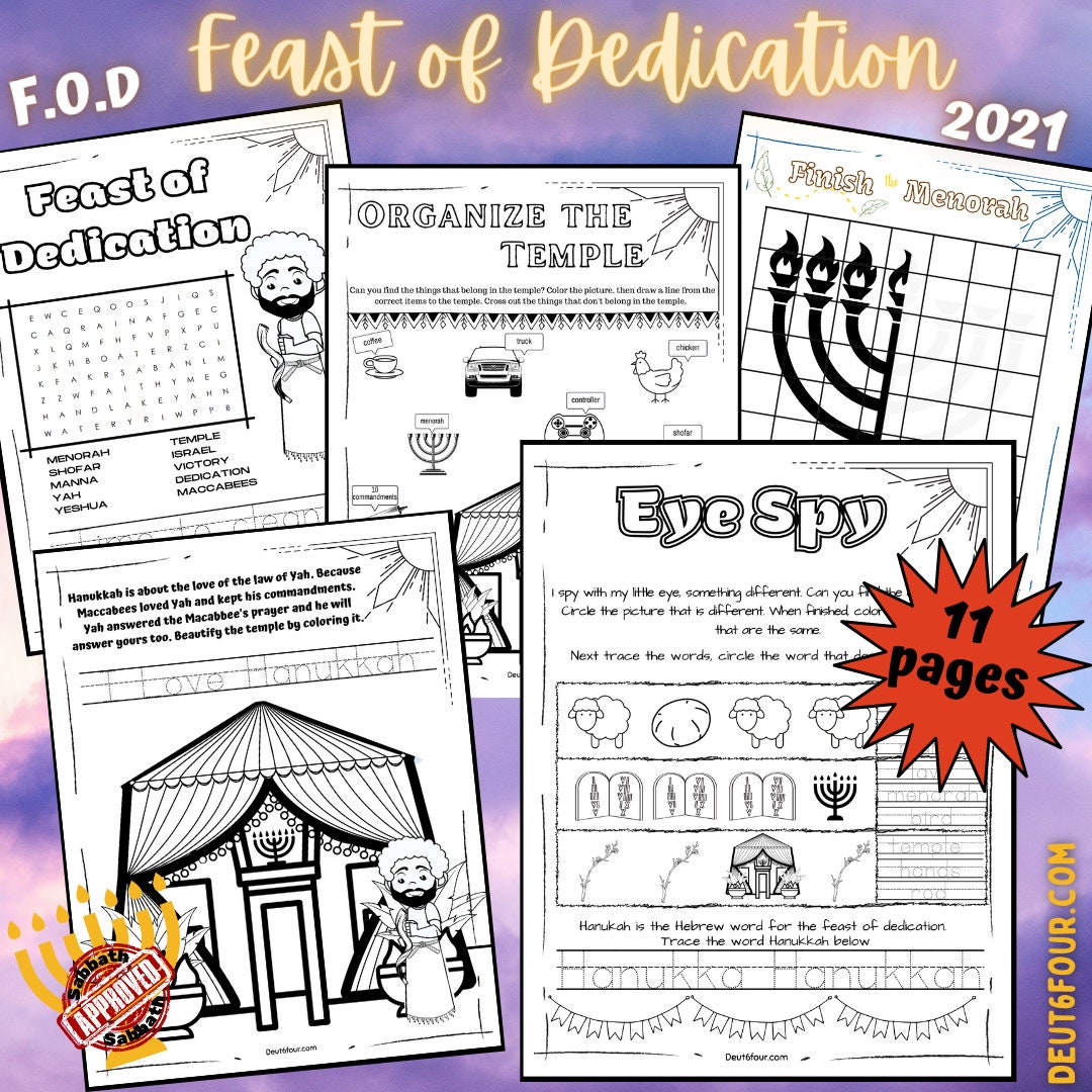 Feast of dedication hanukah feast days young learners version bible