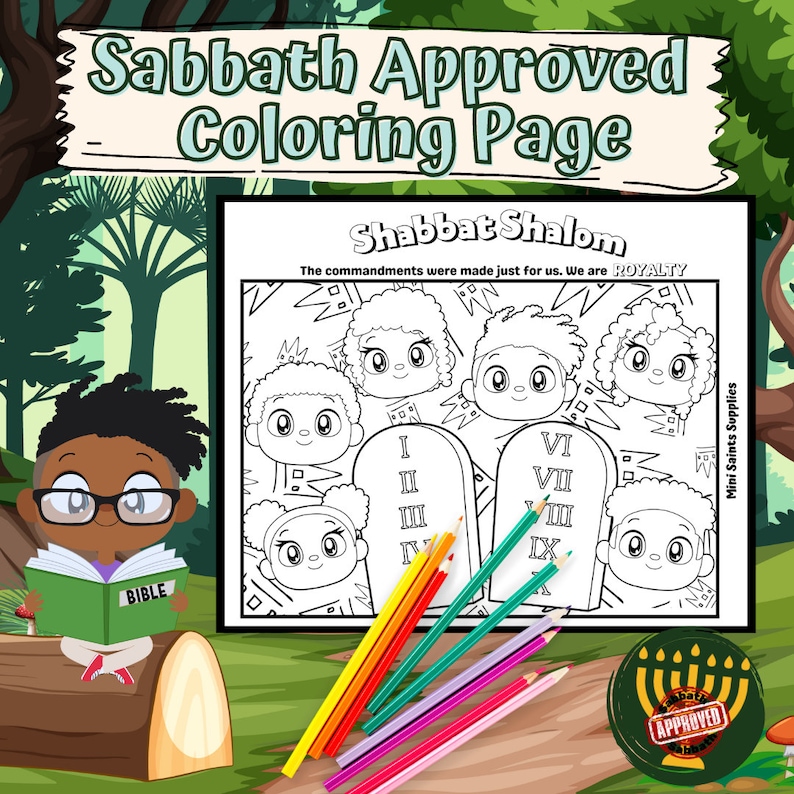 sabbath-coloring-page-melanated-children-10-commandments-printable