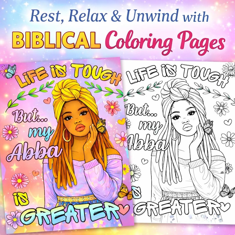 Printable Bible Coloring Page Adult Sabbath Activity Teen Bible ...