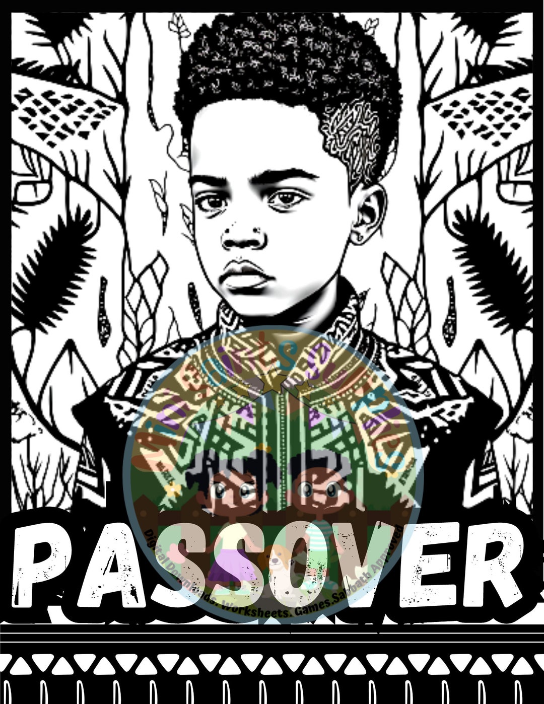 Bible Coloring Passover Sabbath Worksheet Printable New Year Bible ...