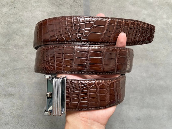 Cinturón Hombre Cintos Hombre De Cuero Cinto Hombre Cuero Color Marron Talle 90 Cm