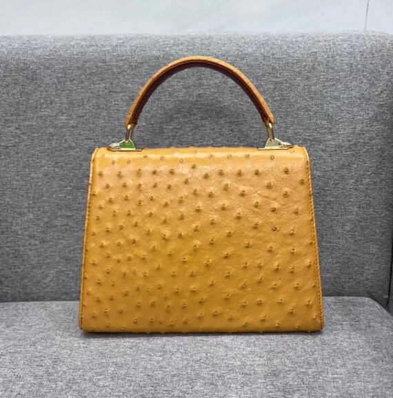 Ostrich skin purse deals