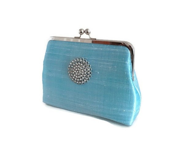 Ice blue clutch bag new arrivals